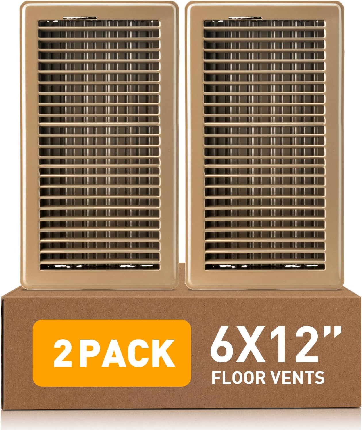 Premium Floor Register 6 x 12 Inch Vent Covers for Home Use