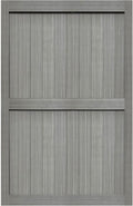 S&Z TOPHAND 54in x 84in MDF Elephant Gray Barn Door - Simple Assembly