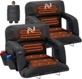 Double Heated Stadium Seat Bleacher Seat with Back & Arm Support