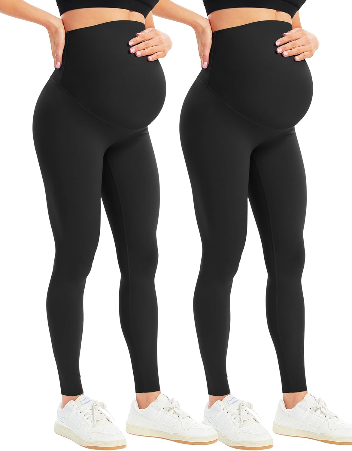 BONVIGOR Women's Maternity Leggings for Active Moms Comfort