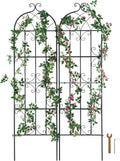 Garden Trellis for Climbing Plants 71 x 20 in - Rustproof Metal