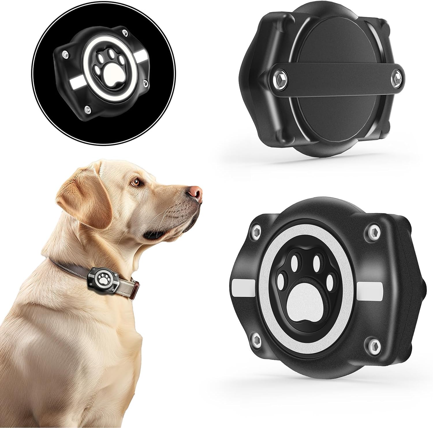 AirTag Dog Collar Holder - Waterproof & Durable Pet Case
