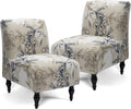 Armless Accent Slipper Chair Cover Slipcover - Stretch Spandex Fit