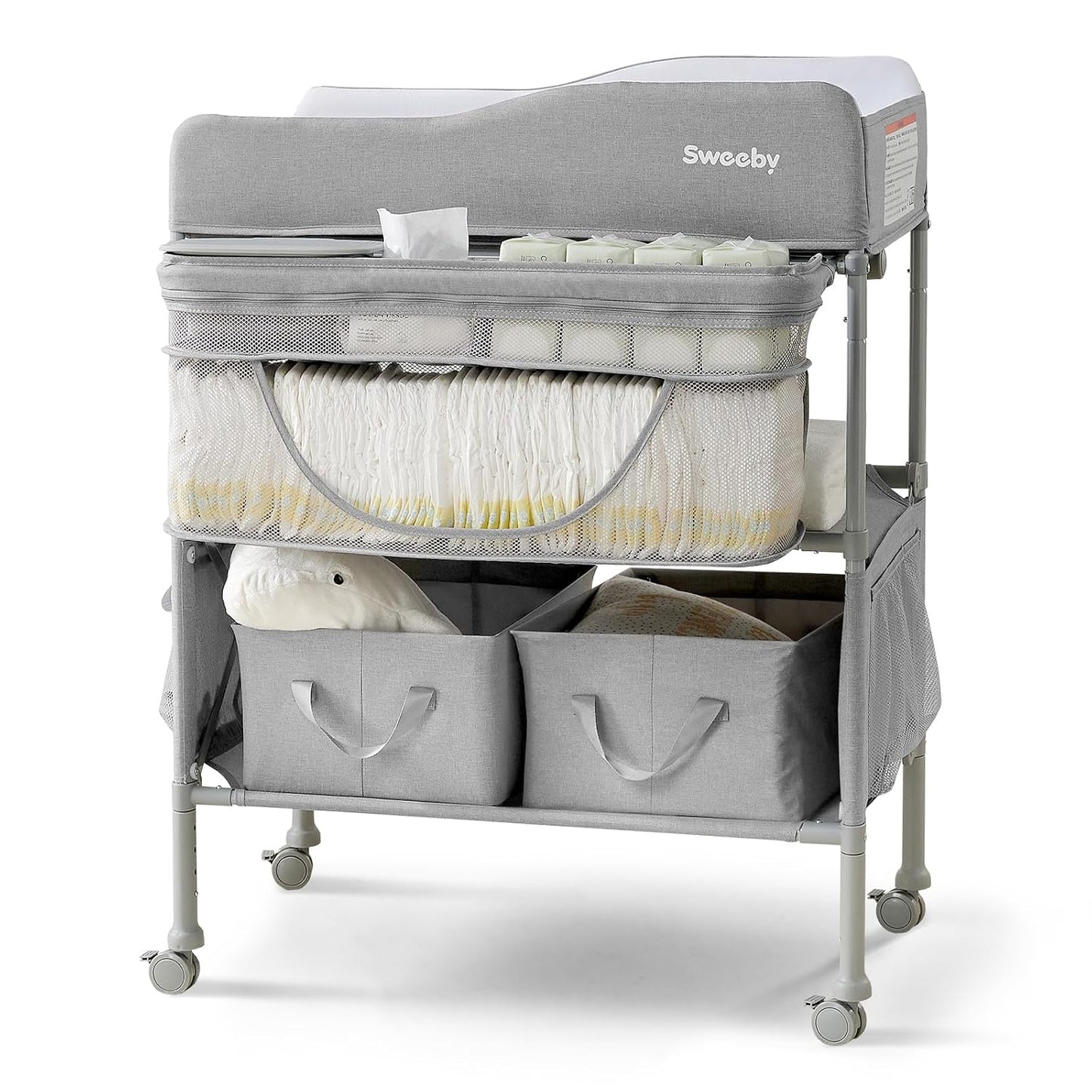 Sweeby Portable Baby Changing Table - Foldable & Waterproof Design