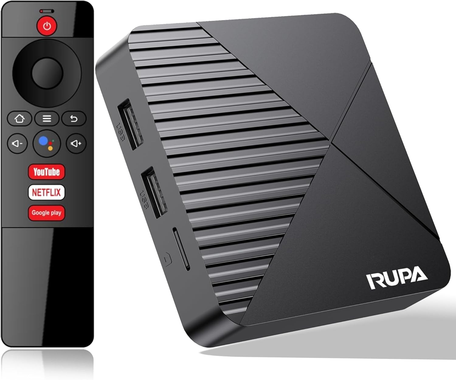 RUPA Mini TV Box: Fast WiFi6, 4K+ HDR10 Support