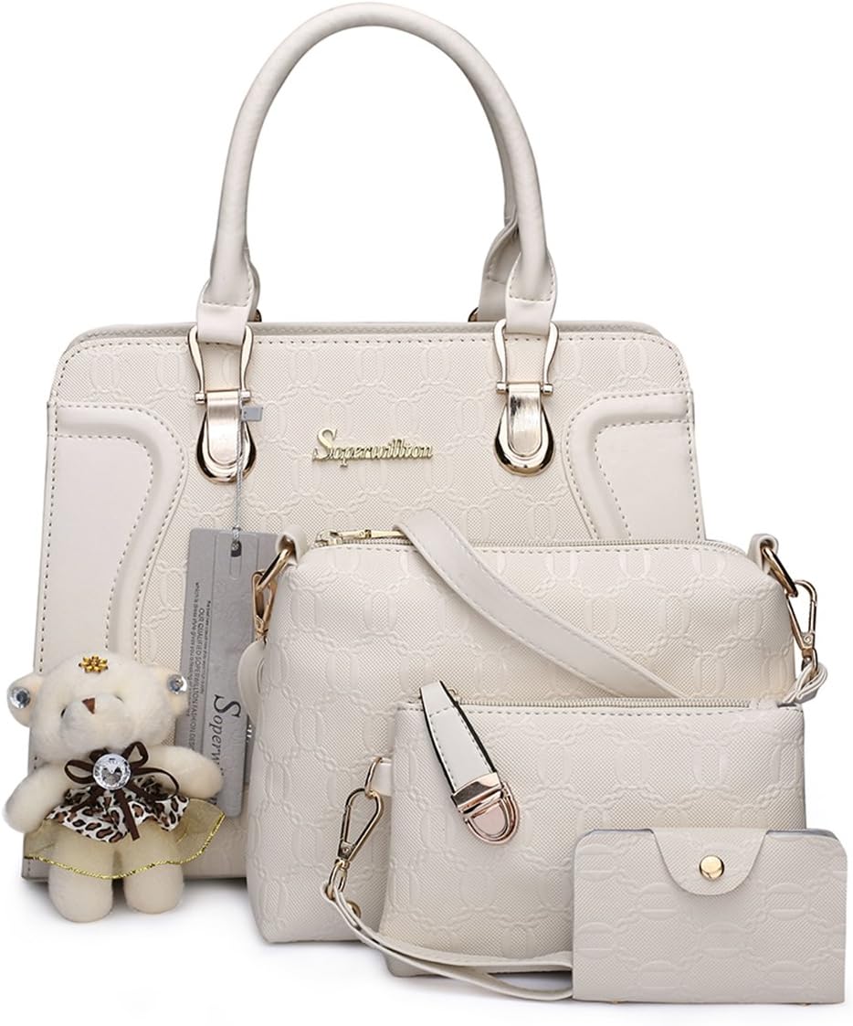 Women's Fashion Handbags Tote Bags Set of 4 for Every Occasion