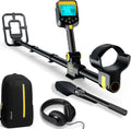Metal Detector for Adults Waterproof - 2000mAh Professional Cordless