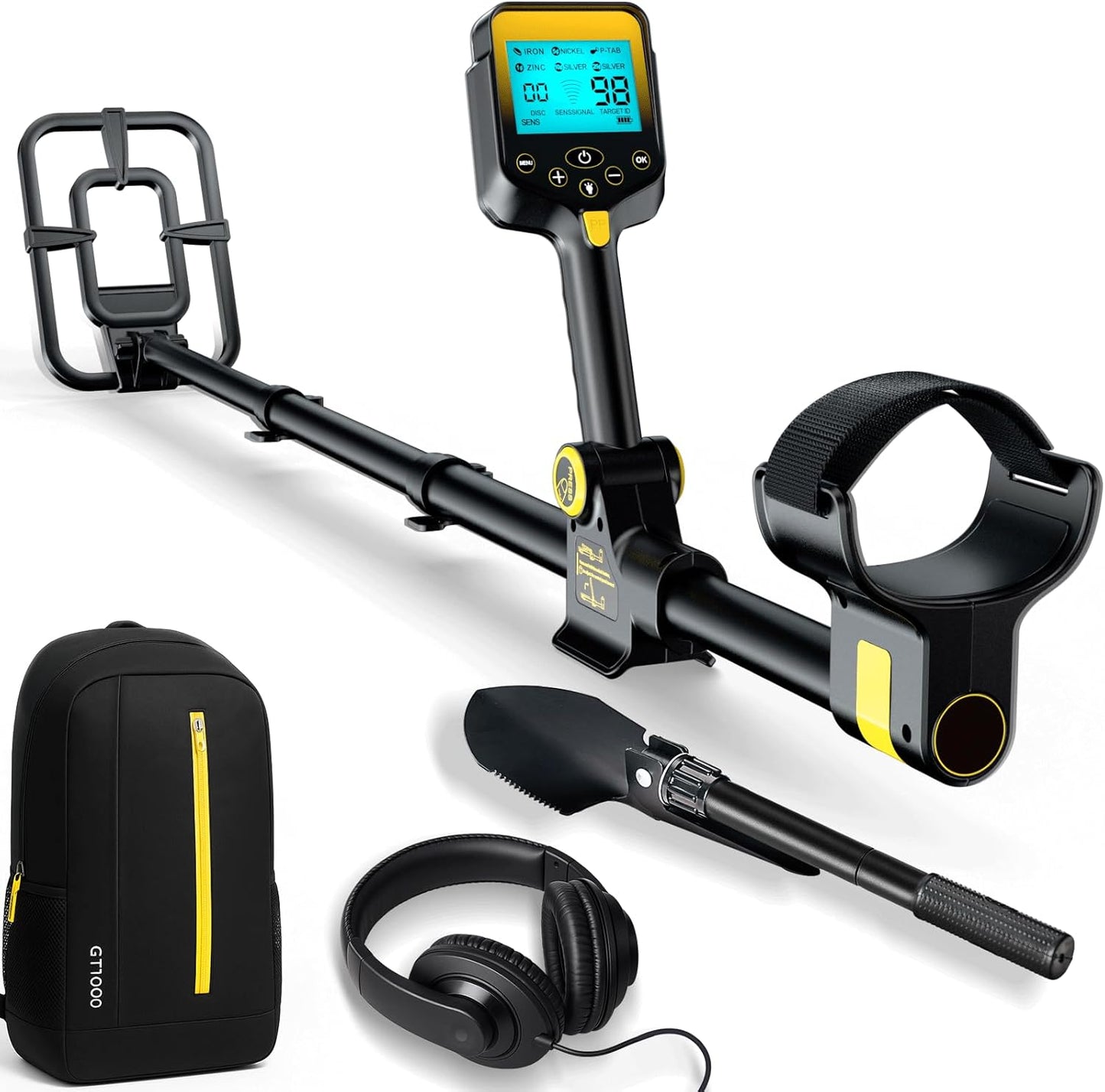Professional Waterproof Metal Detector with High Accuracy Features