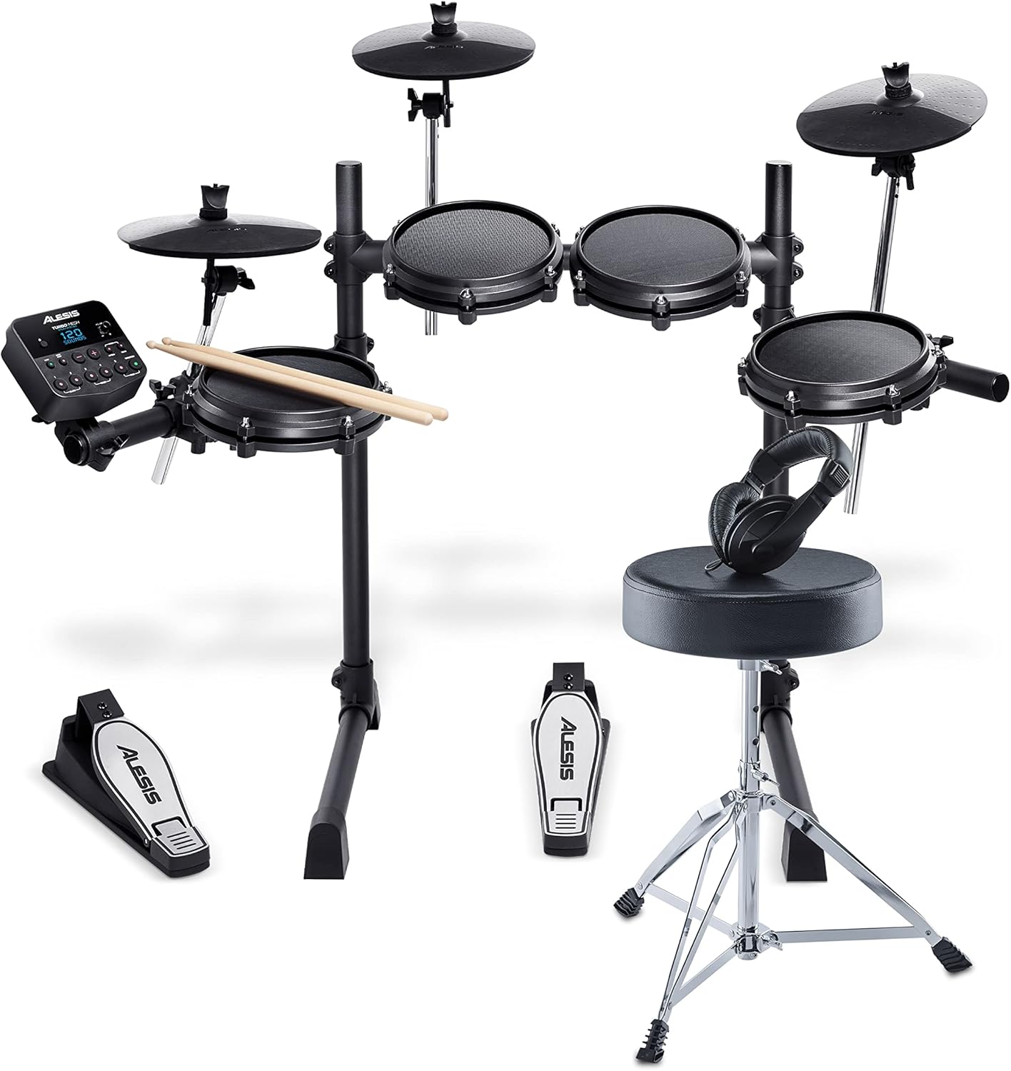 Alesis Drums Turbo Mesh Kit Bundle for Ultimate Drum Experience