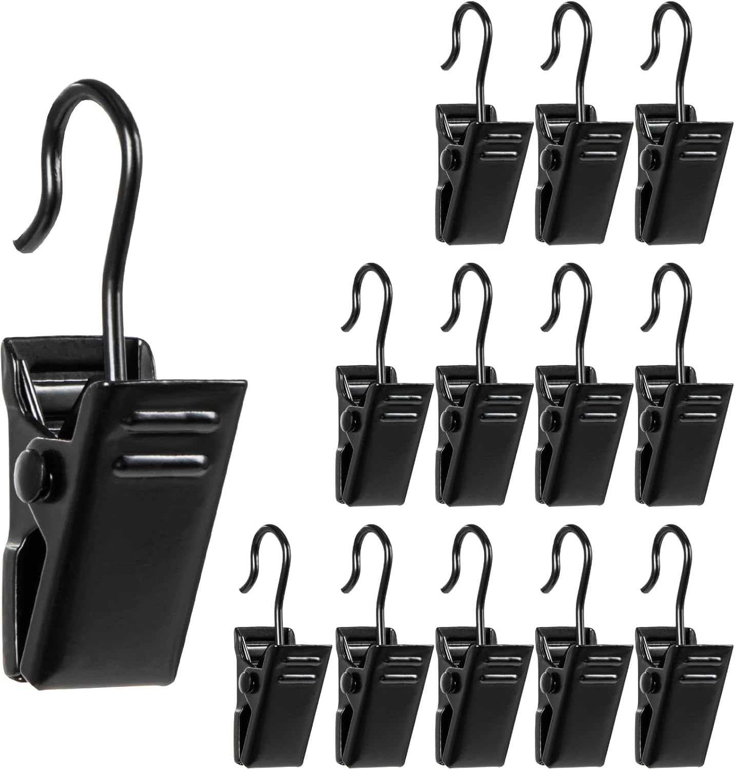 MAQIHAN 90PCS Small Curtain Clips - Hanging Hooks for Outdoor Decor