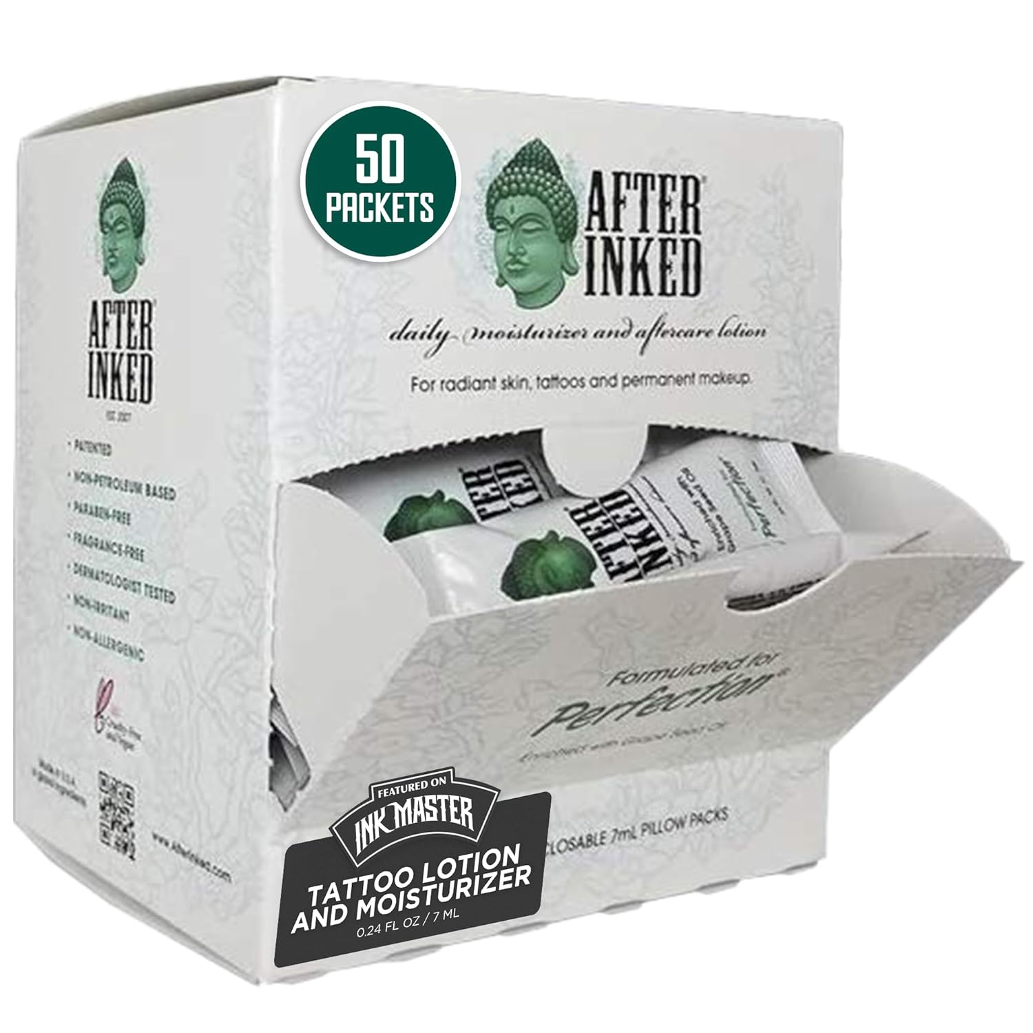 After Inked Tattoo Aftercare Lotion for Vibrant Skin Nourishment