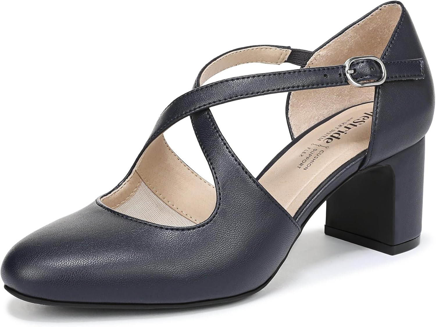 LifeStride Womens Tracy Block Heel Pumps for All Occasions