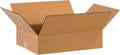 BOX USA 16 x 12 x 4 Corrugated Boxes - Shallow Shipping Fit