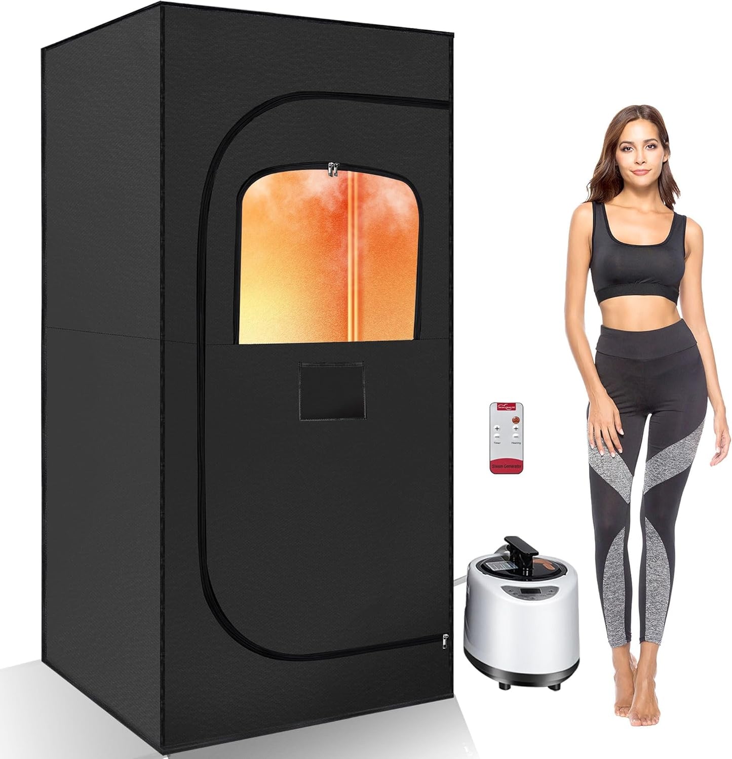 Portable Home Sauna with Powerful Steam Generator - Relax Anywhere!