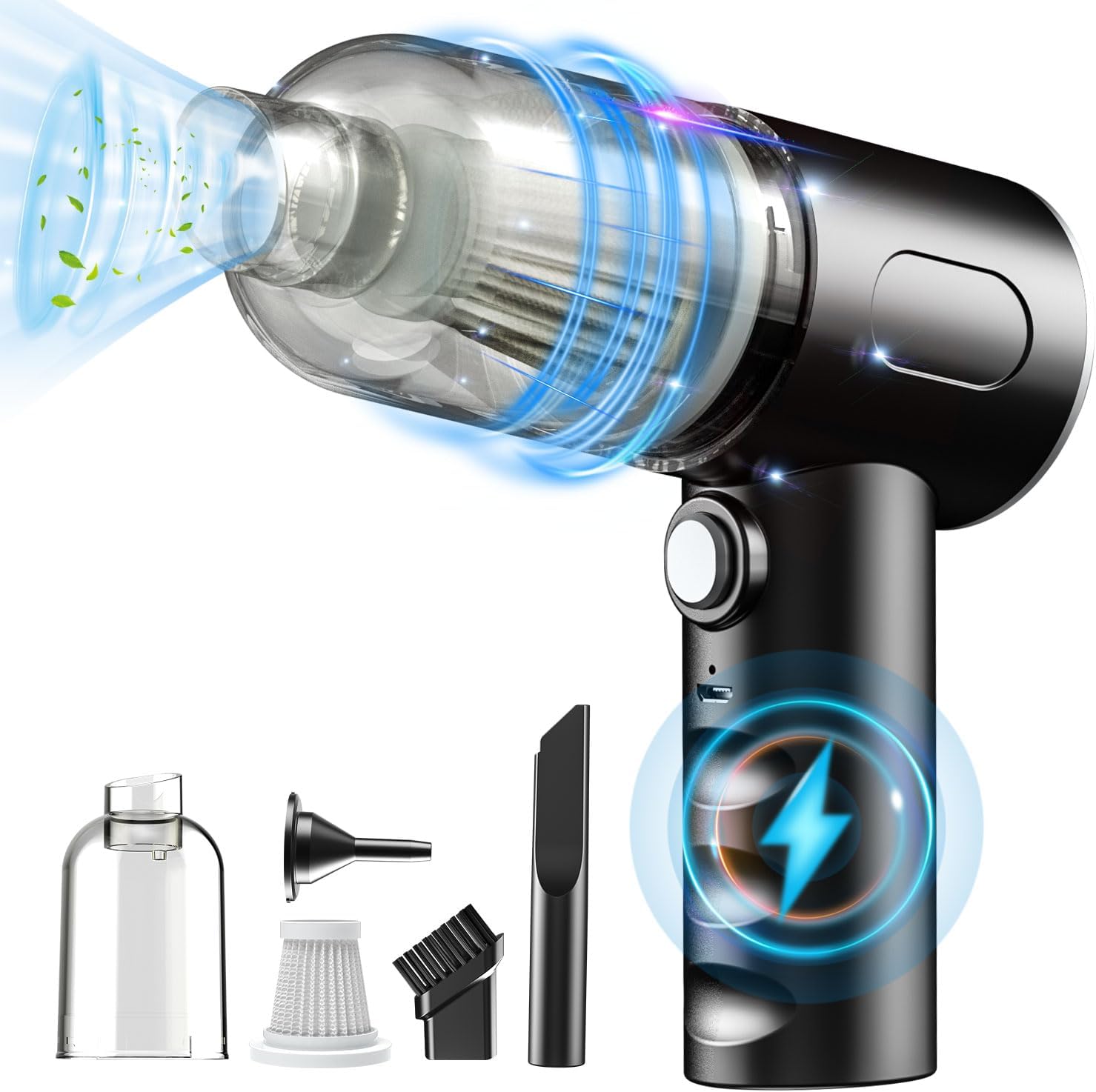 Electric 3-in-1 Air Duster-Vacuum: Say Goodbye to Cans