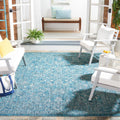 9 ft x 12 ft Turquoise Outdoor Area Rug - Non-Shedding, Washable