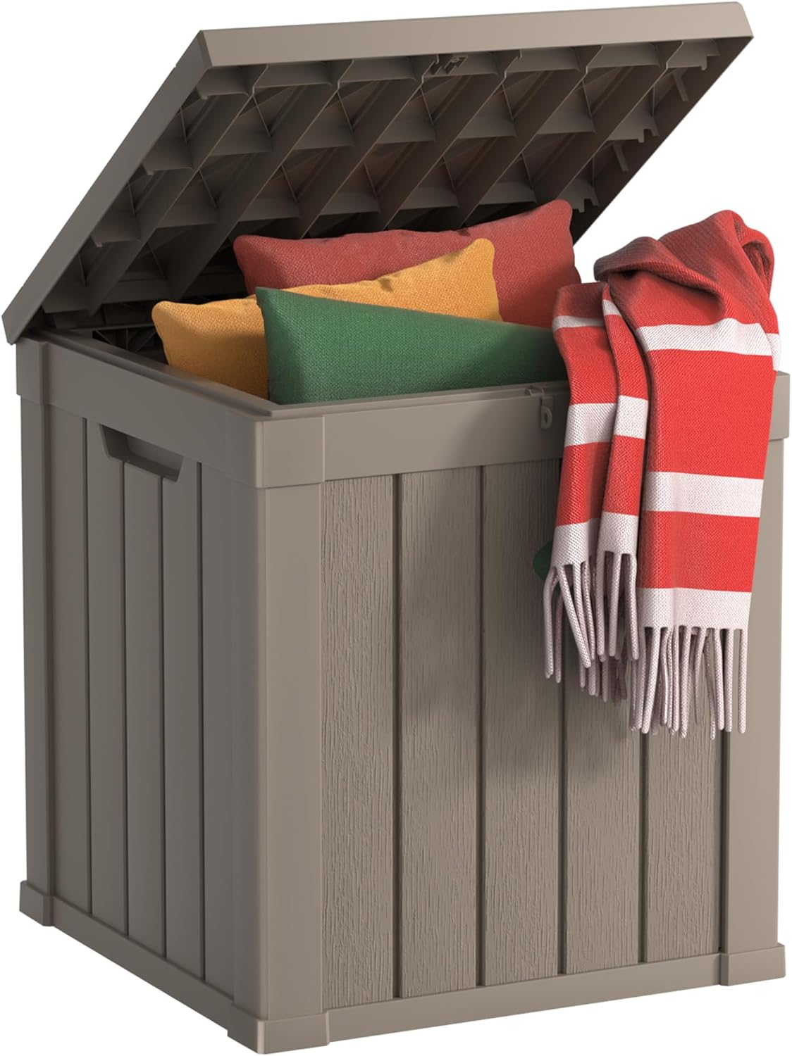 EasyUp 50 Gallon Outdoor Storage Box for Patio and Garden