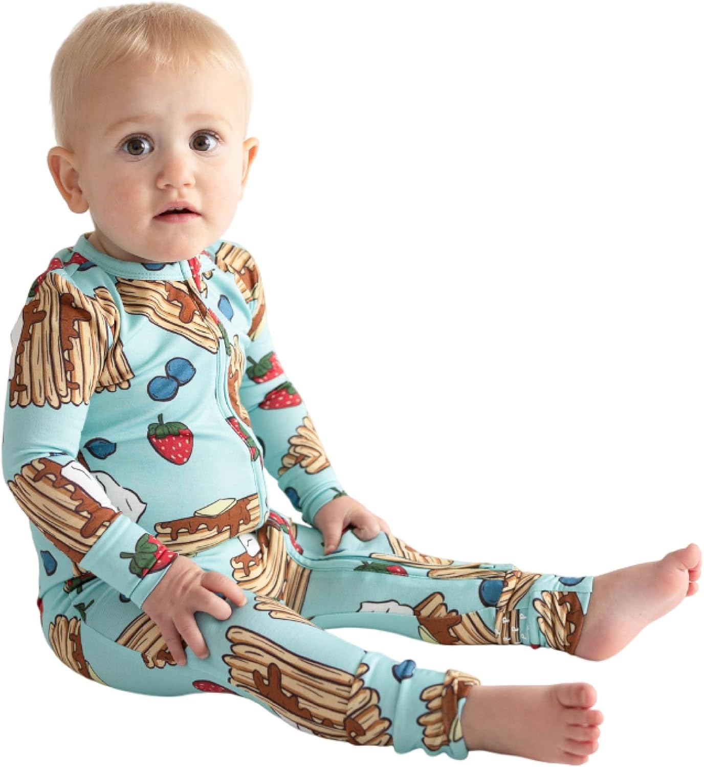 Posh Peanut Convertible Baby Sleepers - Footless Pajamas for Boys