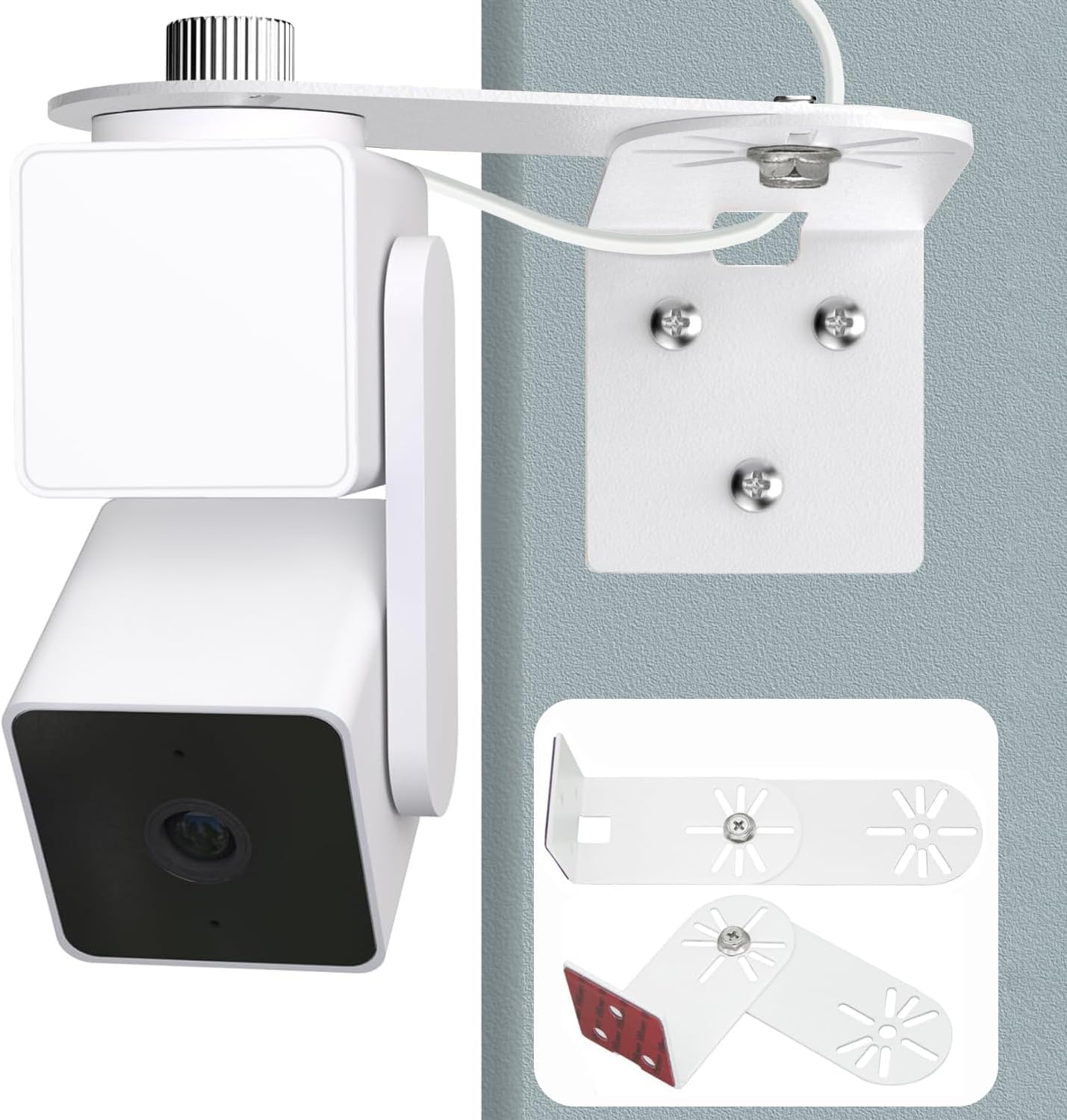 360 Coverage Wyze Cam Wall Mount 2-Pack