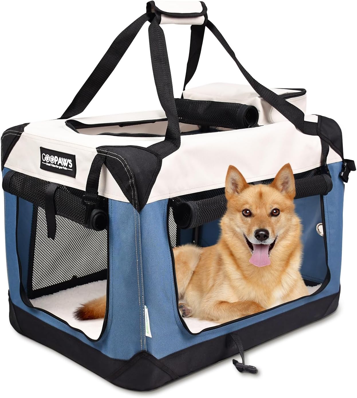 JESPET Soft Dog Crates for Pets - Portable Folding Carrier