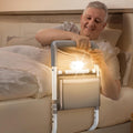 Adjustable Bed Rails for Elderly Adults with Night Light & Bag - Safe