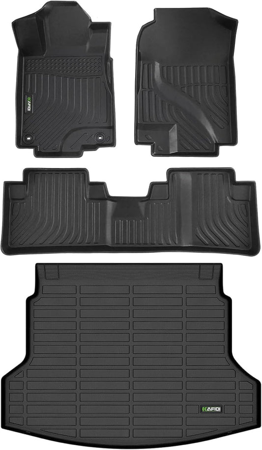 HAFIDI Floor Mats & Cargo Liner Set for Honda CRV 2012-2016