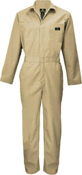 Mens Long Sleeve Twill Zip Up Coverall - Stain & Wrinkle Resistant
