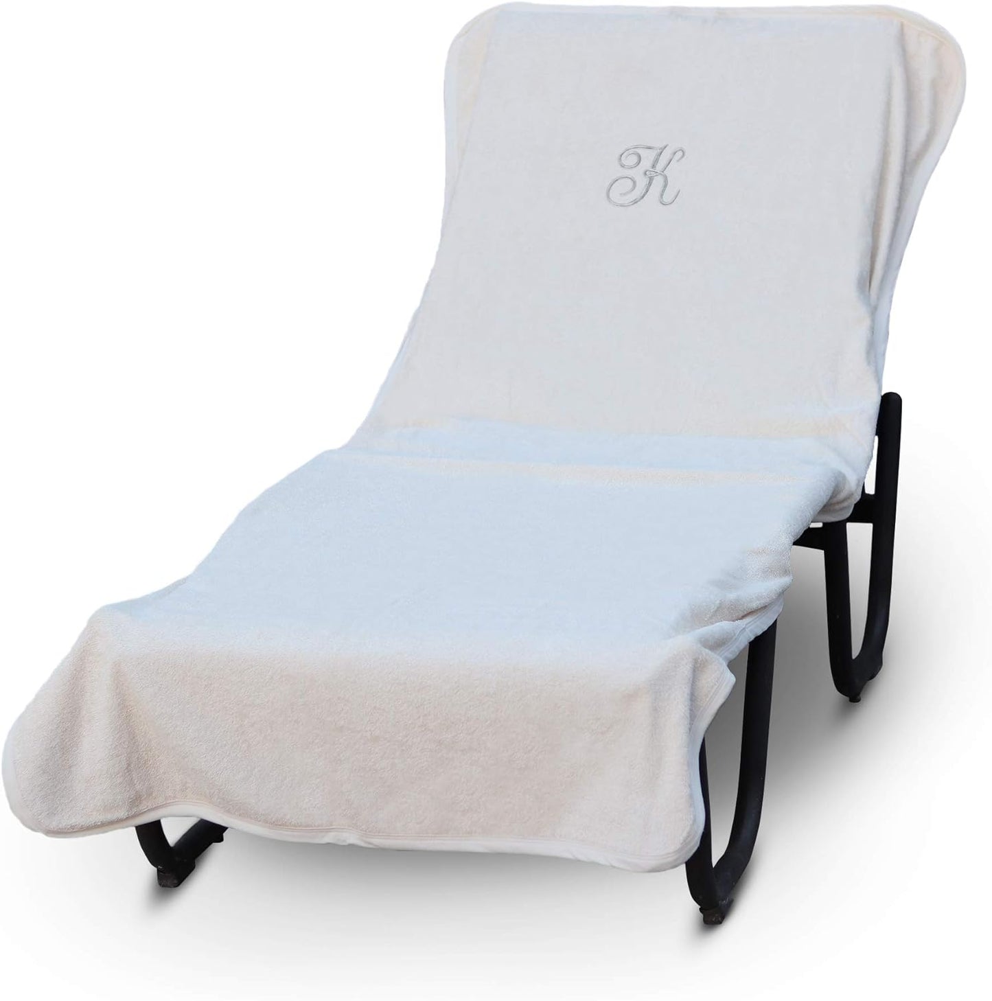 Luxury Hotel & Spa Monogrammed Pool Chaise Lounge Cover Review
