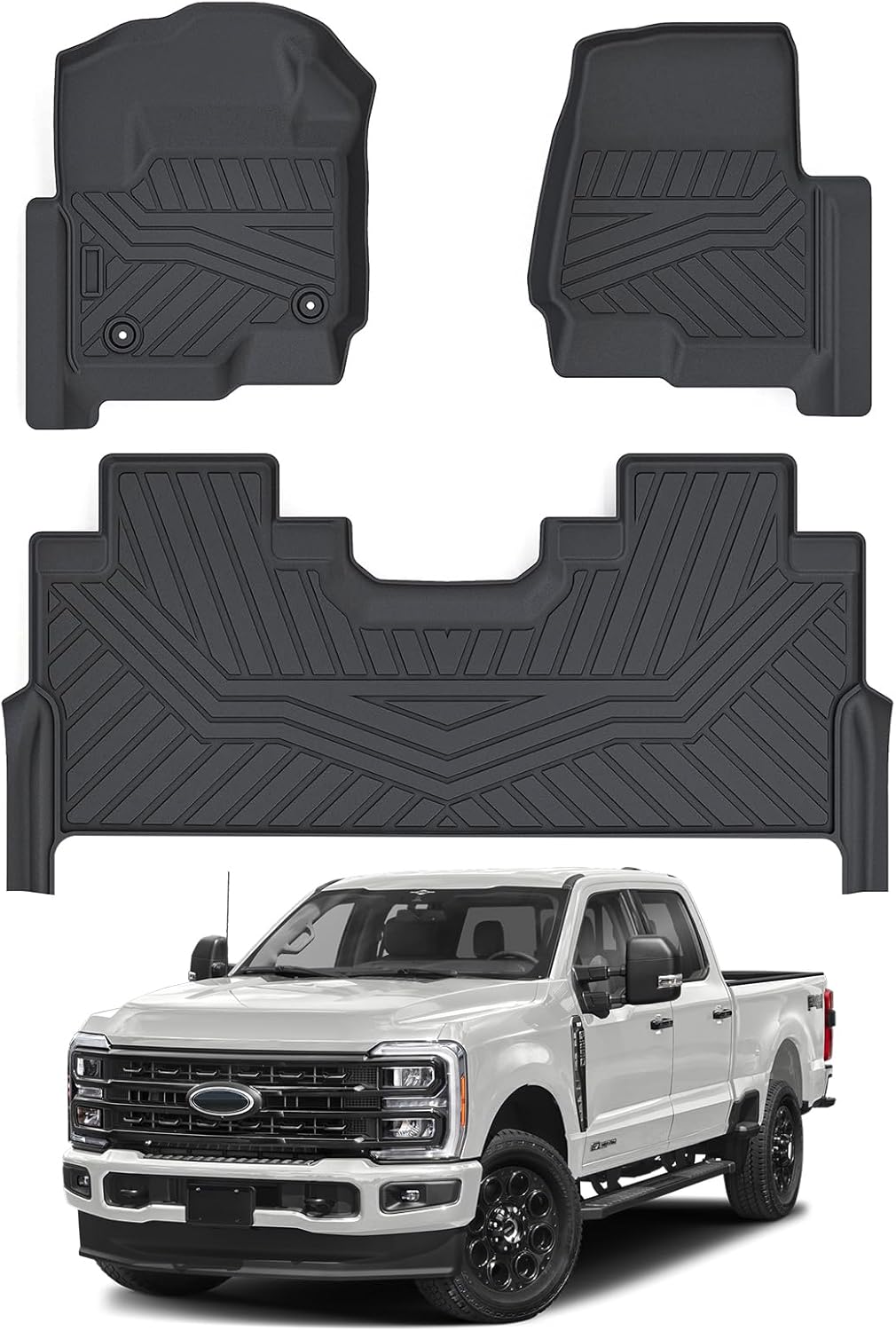 Custom-Fit Floor Mats for 2017-2026 Ford F-250 Super Duty