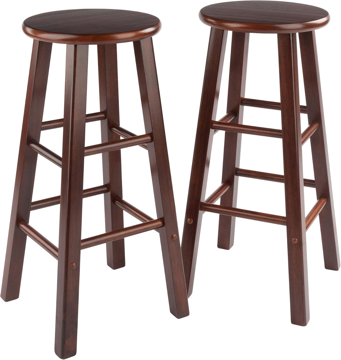 Winsome Element 2-Piece Bar Stool Set with Modern Design