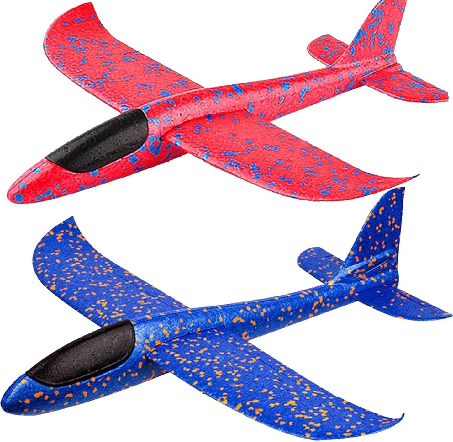 BooTaa 2 Pack Large Foam Airplane Toys - Ultimate Flight Fun for Kids!