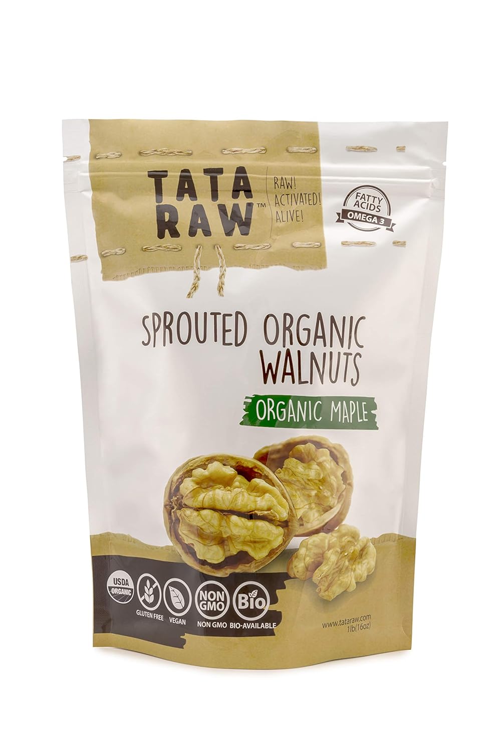 Sprouted Organic Maple Walnuts - Boost Heart and Brain Health