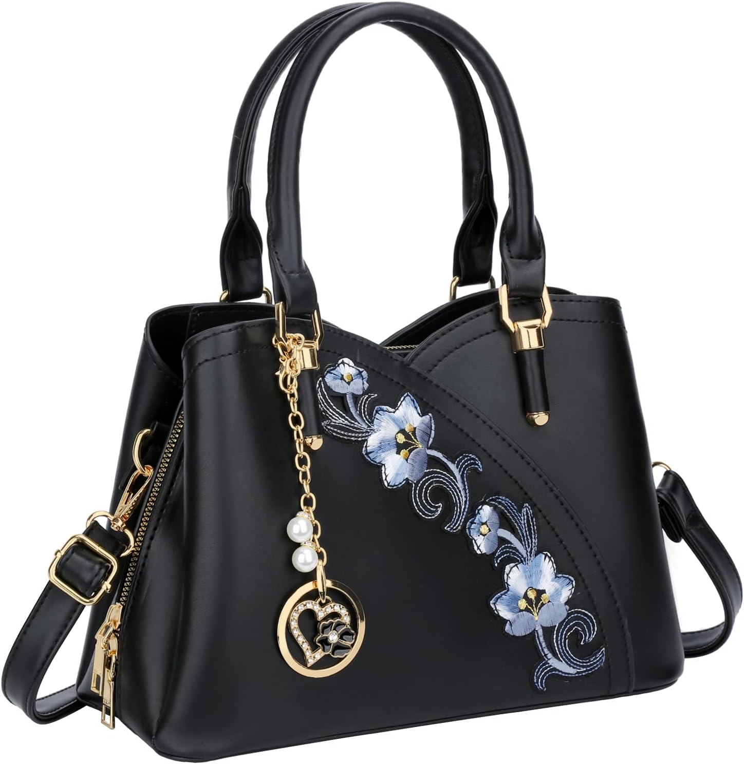 KKXIU Triple Compartments Handbags for Women Fashion Style