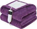 Electric Heated Blanket Throw 50in x 60in - Adjustable 10 Heat Levels