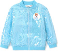 Disney Minnie Mickey Stitch Princess Elsa Jacket Lightweight Zip-Up
