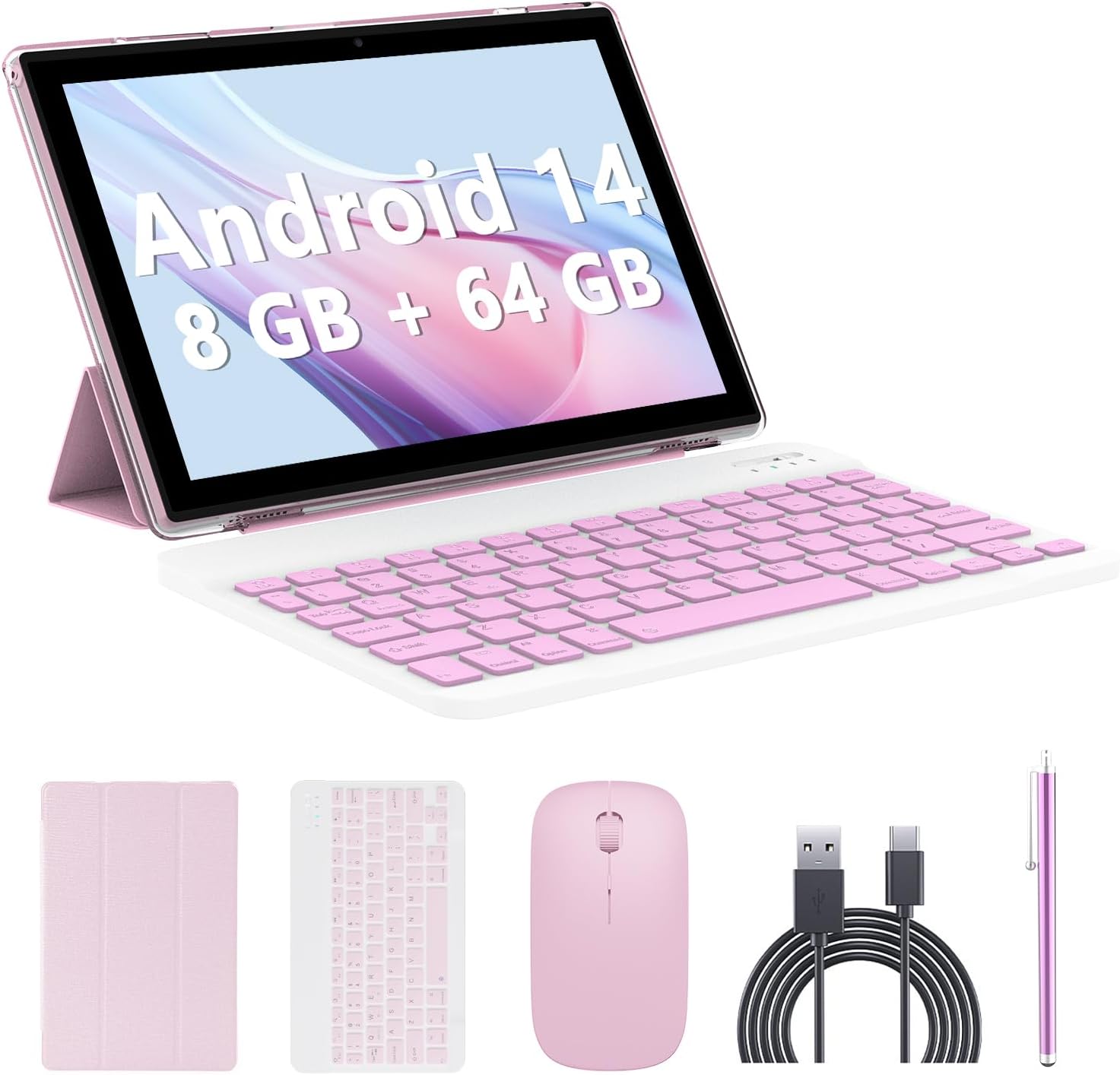 10 Android 14 Tablet 2-in-1 Bundle - Enhanced Storage & Connectivity | COOPERS