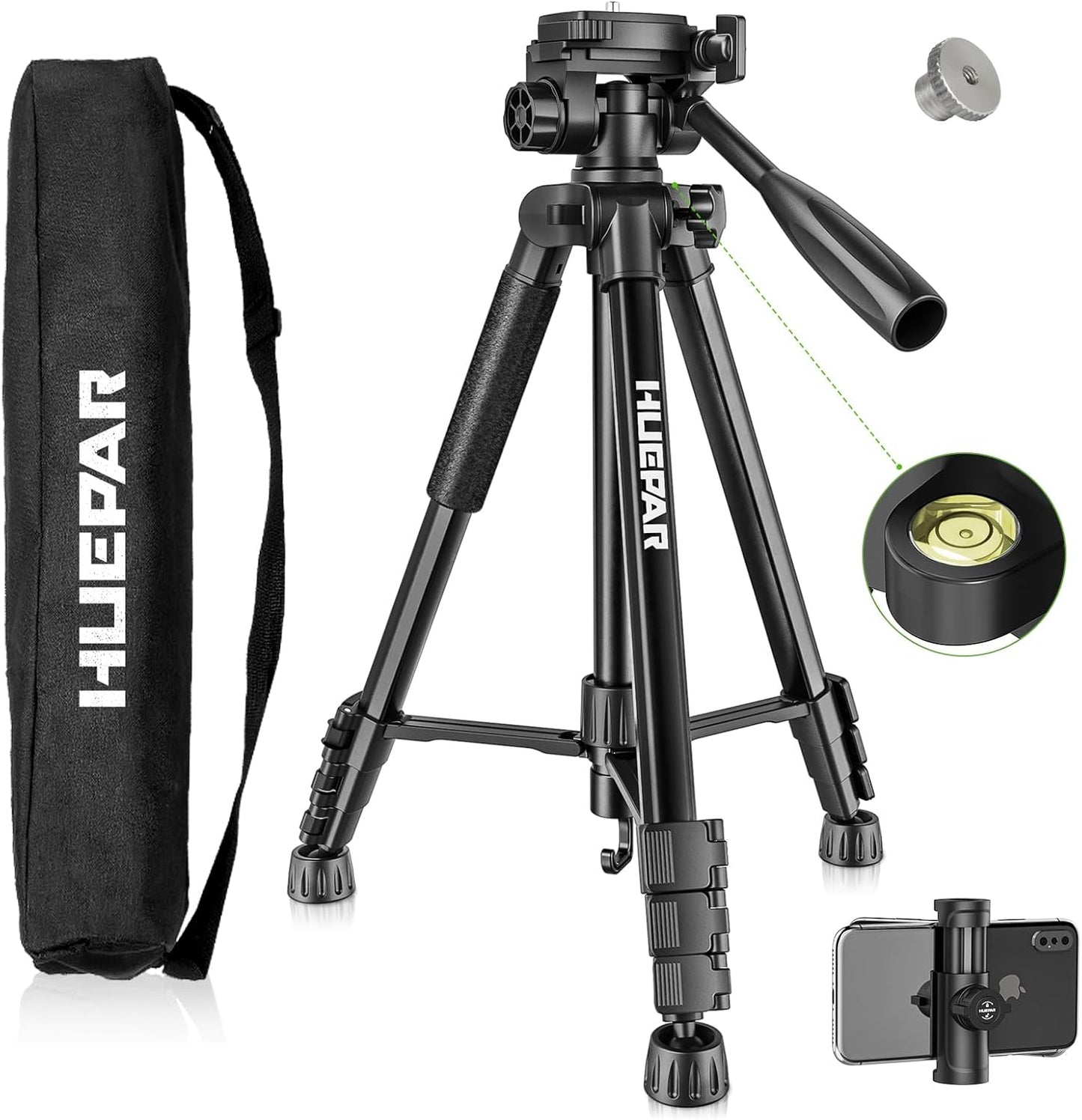 Huepar Professional Laser Level Tripod for Precision Work