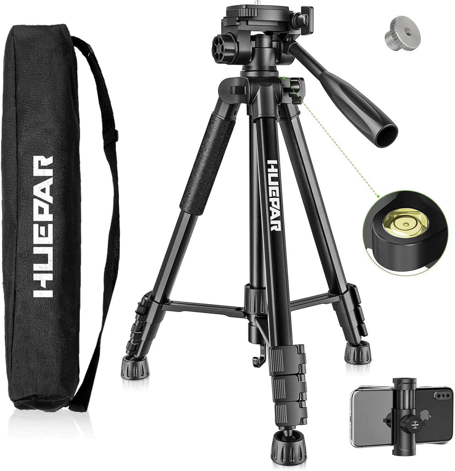 Huepar Professional Laser Level Tripod for Precision Work
