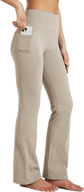Willit Women's Fleece Lined Bootcut Yoga Pants - Warm, Water Resistant
