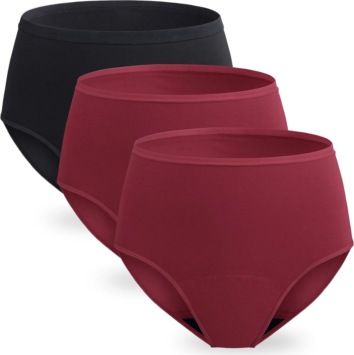Leak-Proof High Waist Incontinence Panties XL 3 Pack