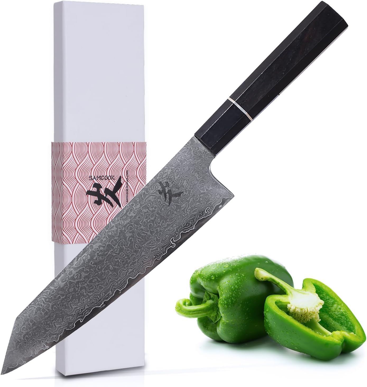 SAMCOOK Kiritsuke Chef Knife - 8 Inch Professional Blade