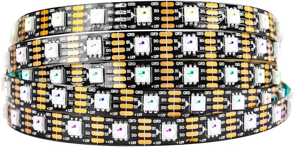 BTF-LIGHTING WS2815 16.4ft RGB LED Strip Light for All Uses