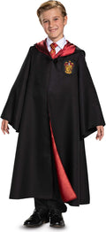 Harry Potter Robe Kids Gryffindor Costume - Deluxe Hooded Cloak