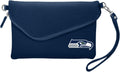 Littlearth womens NFL Pebble Fold Over Crossbody Purse - Compact NHL