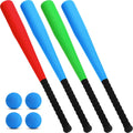 Soft Foam Baseball Bat Set 24 in with Safe Soft Baseballs - Beginner