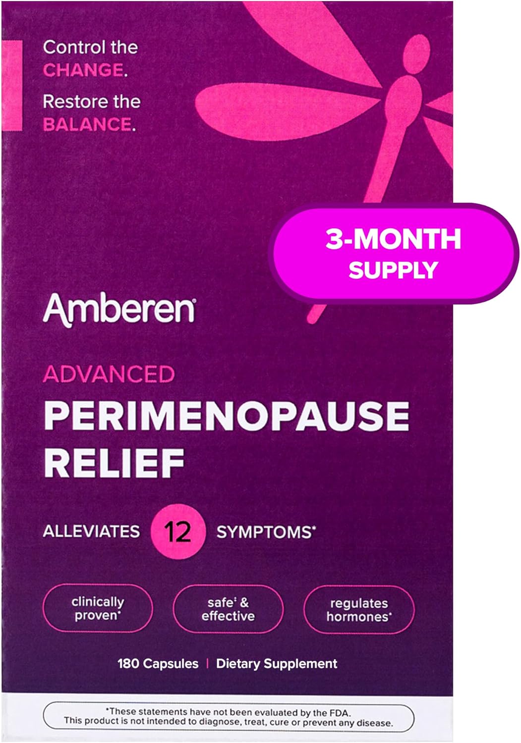 Amberen Perimenopause Relief Supplement for Hormone Balance