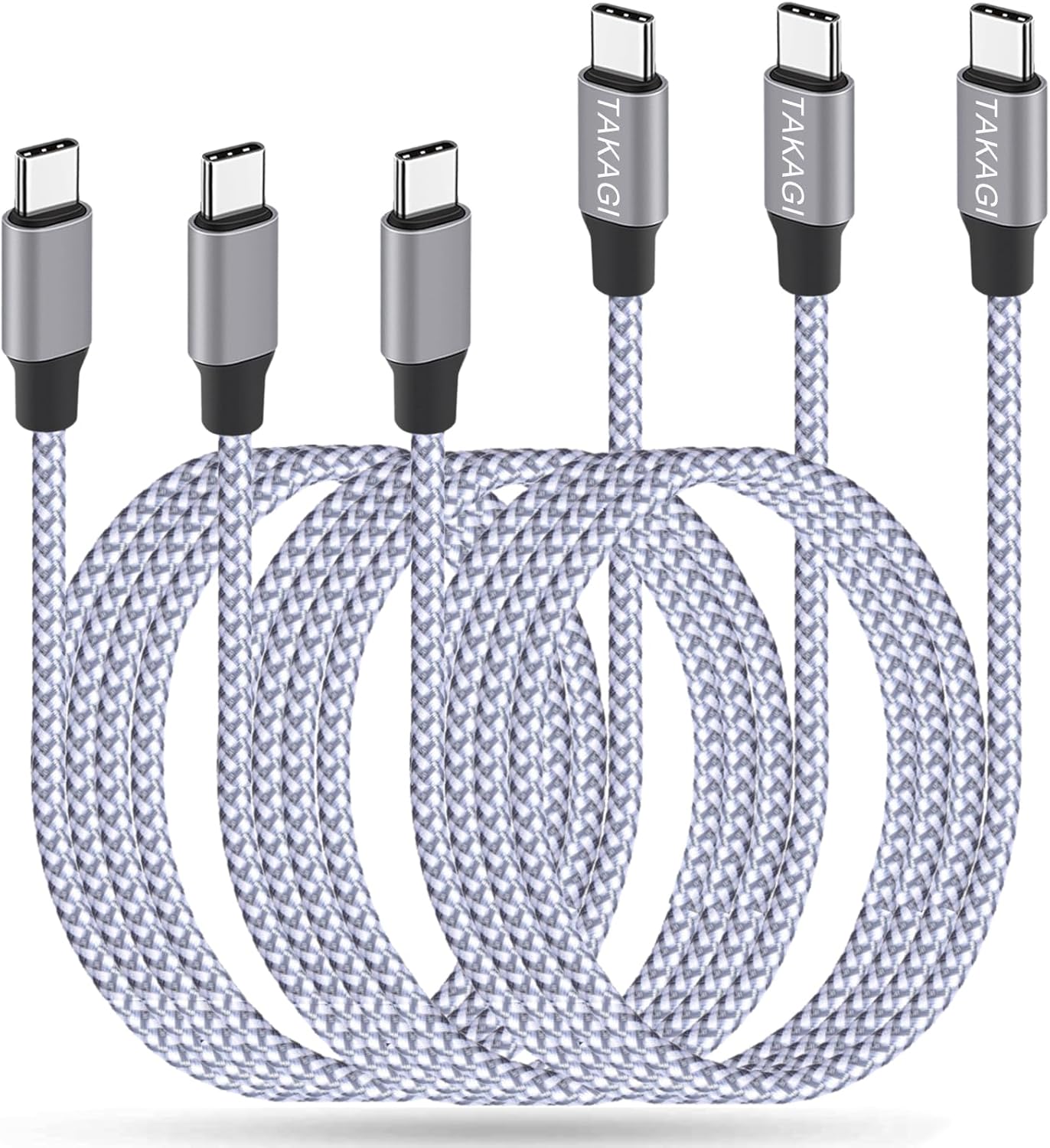 Fast Charge with TAKAGI 60W USB C Cable Set