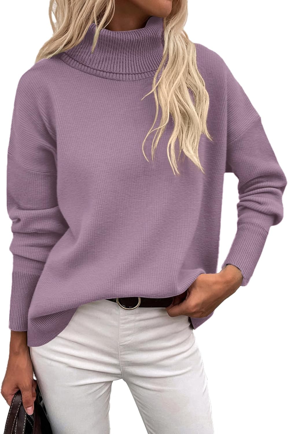 Zeagoo Women's Turtleneck Sweater for Trendy Fall Style