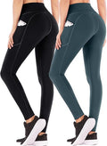 High Waist Yoga Pants with Pockets - Tummy Control Leggings Other
