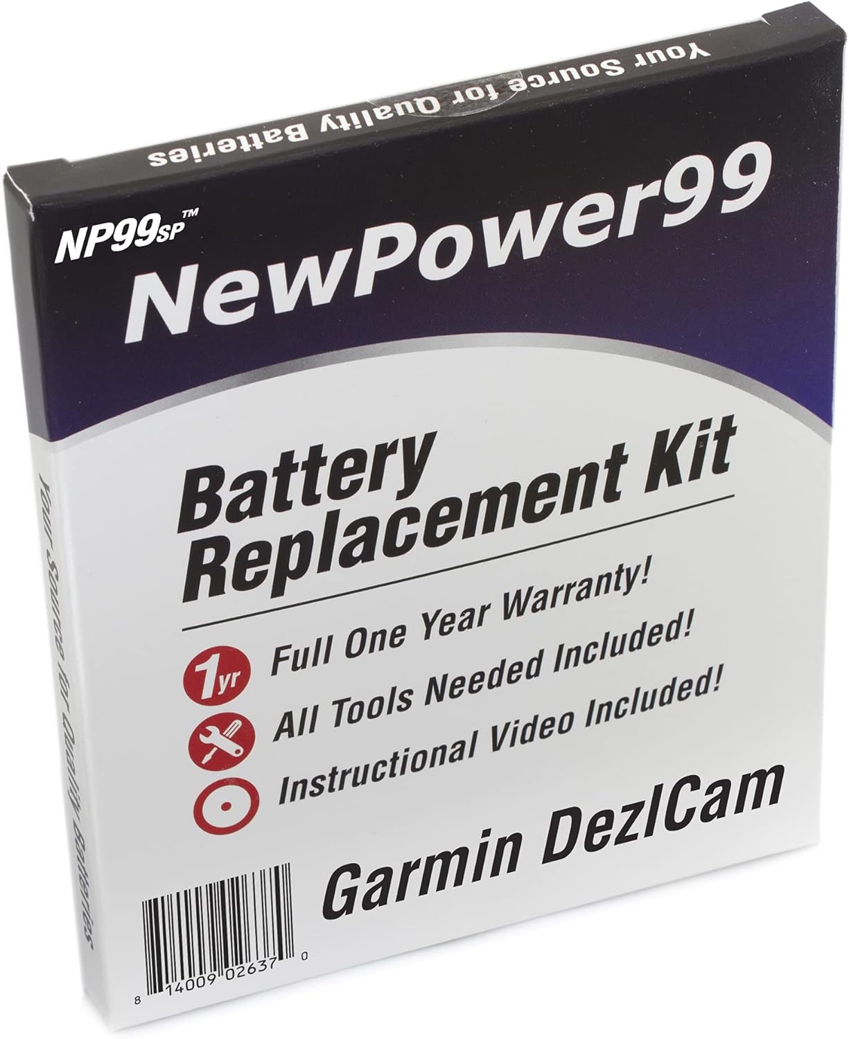 NP99sp Battery Replacement Kit for Garmin DezlCam - Easy Install